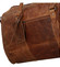 Kožená cestovná taška svetlohnedá - Greenwood Cooper