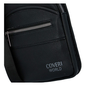 Moderná pánska crossbody taška čierna - Coveri Matthew
