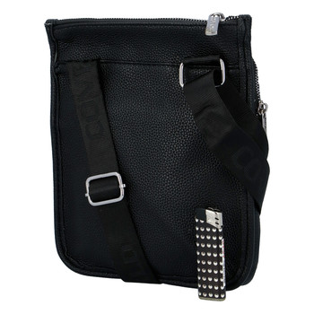 Moderná pánska crossbody taška čierna - Coveri Matthew