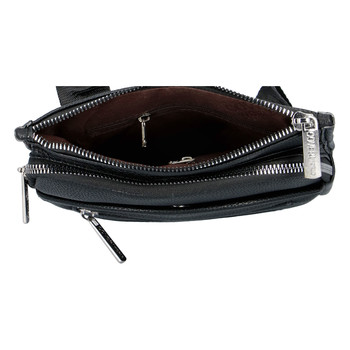 Moderná pánska crossbody taška čierna - Coveri Matthew