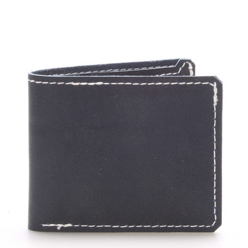 Luxusná modrá kožená peňaženka