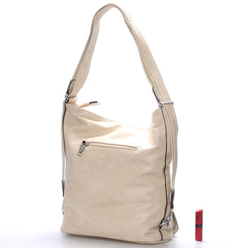 Dámska crossbody kabelka béžová - Delami Francina