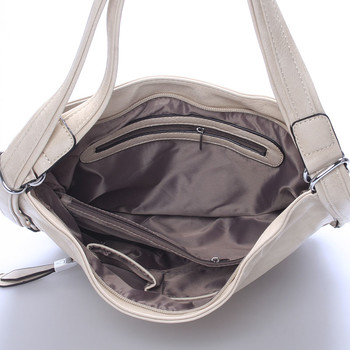 Dámska crossbody kabelka béžová - Delami Francina