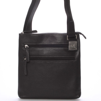 Pánska kožená taška cez rameno čierna - Gerard HENON Frankie