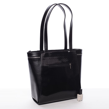 Elegantná kabelka cez rameno čierna - Delami Tallis