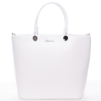 Luxusná dámska kabelka biela - Delami Chantal