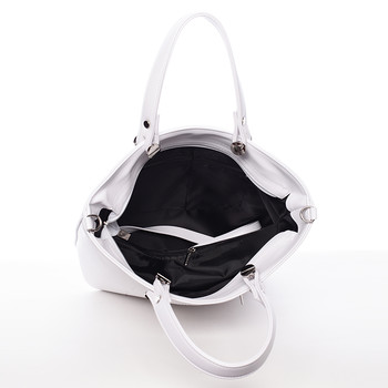 Luxusná dámska kabelka biela - Delami Chantal