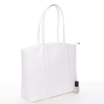 Dámska luxusná kabelka cez rameno biela  - Delami Yvonne