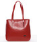 Dámska luxusná kabelka cez plece červená - Delami Leonela