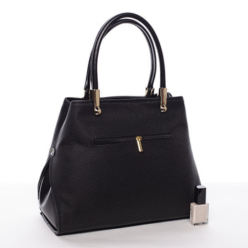 Dámska luxusná kabelka čierna - Delami Laura Biaggi