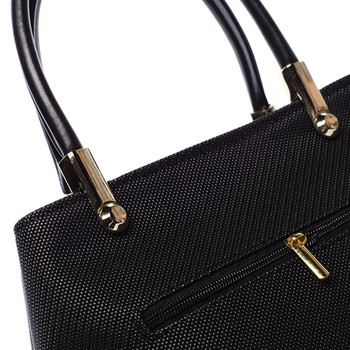 Dámska luxusná kabelka čierna - Delami Laura Biaggi