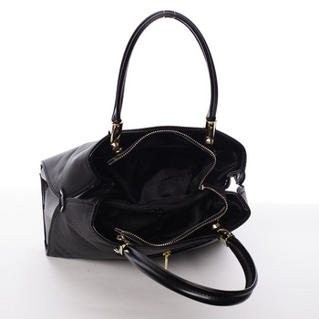 Dámska luxusná kabelka čierna - Delami Laura Biaggi