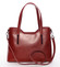 Menšie kožená kabelka červená - ItalY Alex