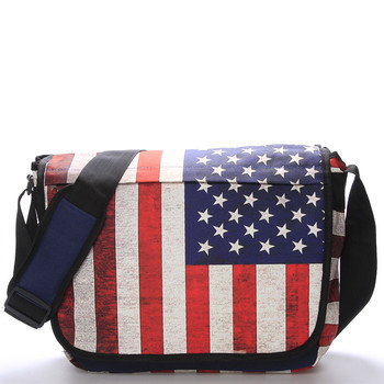 Trendy látková taška cez rameno USA - NEW REBELS Keaton