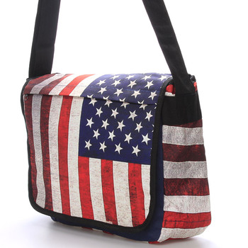 Trendy látková taška cez rameno USA - NEW REBELS Keaton