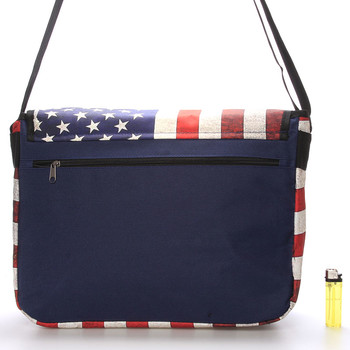 Trendy látková taška cez rameno USA - NEW REBELS Keaton