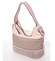 Trendy dámska kabelka cez plece ružová - MARIA C Fleur