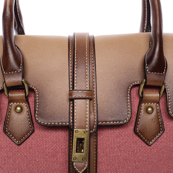 Trendy dámska kabelka do ruky červená - MARIA C Delmar