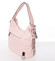 Trendy dámska kabelka cez plece ružová - MARIA C Fleur