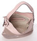 Trendy dámska kabelka cez plece ružová - MARIA C Fleur