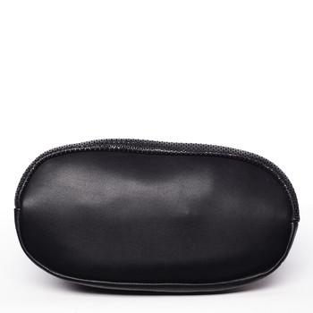 Trendy dámska kabelka cez plece čierna - MARIA C Fleur