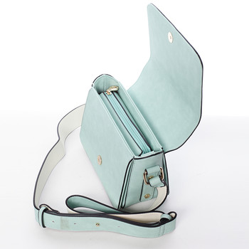 Originálna crossbody kabelka mentolová - Silvia Rosa Bailee