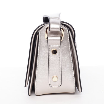 Originálna crossbody kabelka strieborná - Silvia Rosa Bailee