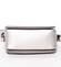 Originálna crossbody kabelka strieborná - Silvia Rosa Bailee