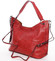 Módna dámska kabelka cez plece červená - Dudlin Pierretta