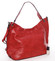 Módna dámska kabelka cez plece červená - Dudlin Pierretta