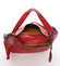 Módna dámska kabelka cez plece červená - Dudlin Pierretta