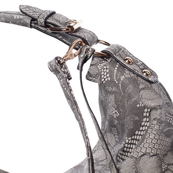 Originálna dámska kabelka cez rameno sivá - Dudlin Minnie