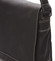 Pánska kožená taška cez rameno čierna - WILD Varden