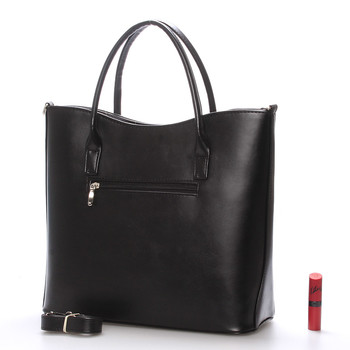 Luxusná dámska kabelka čierna matná - Delami Veronica