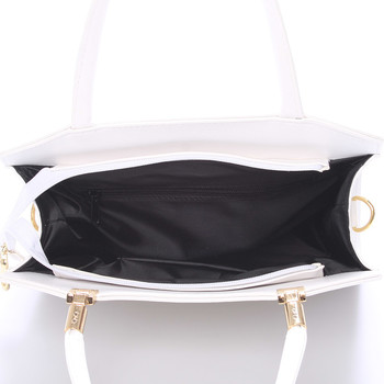 Originálna dámska kabelka do ruky biela - Delami Chereen