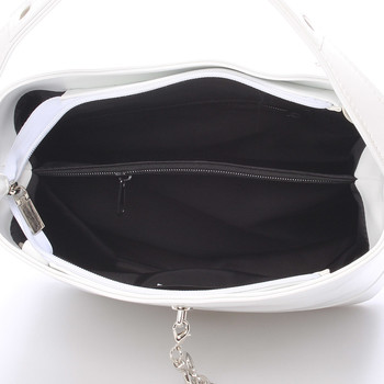 Dámska elegantná kabelka cez rameno biela - Maggio Celine