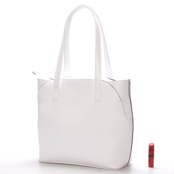 Dámska elegantná kabelka cez rameno biela - Delami Roesia