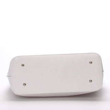 Dámska elegantná kabelka cez rameno biela - Delami Roesia