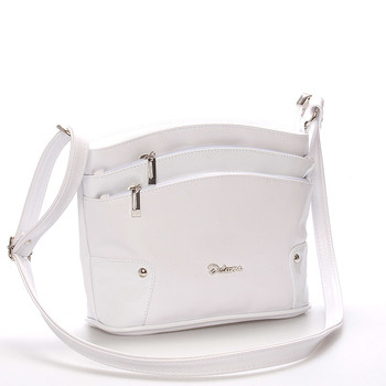 Originálna crossbody kabelka biela - Delami Lealia