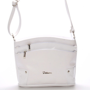 Originálna crossbody kabelka biela - Delami Lealia