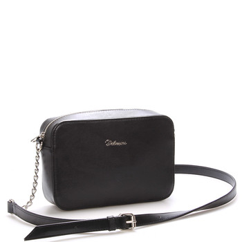 Módní crossbody kabelka černá - Delami Auberta