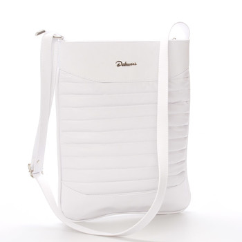 Trendy crossbody kabelka biela - Delami Clara