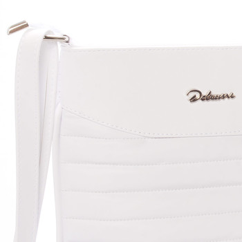 Trendy crossbody kabelka biela - Delami Clara