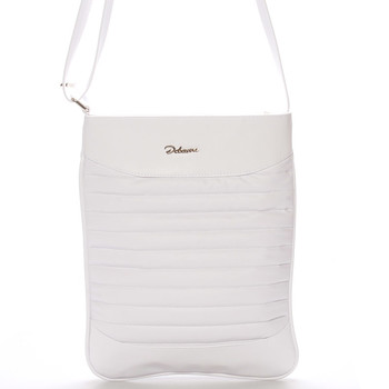 Trendy crossbody kabelka biela - Delami Clara