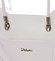 Dámska luxusná kabelka cez rameno biela - Delami Amalia