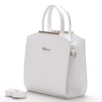 Dámska spoločenská kabelka biela - Delami Nathalie