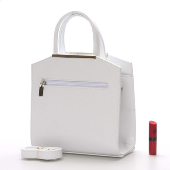 Dámska spoločenská kabelka biela - Delami Nathalie