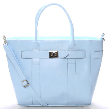 Exkluzívna dámska kabelka do ruky modrá - Delami Olympia