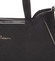 Elegantná dámska kabelka do ruky čierna saffiano - Delami Diahann