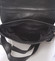 Módna väčšia čierna kožená kabelka cez plece - ItalY Quenton
